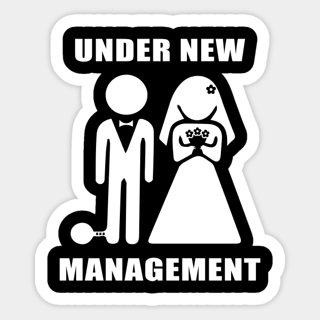 Under New Management Sticker by amalya